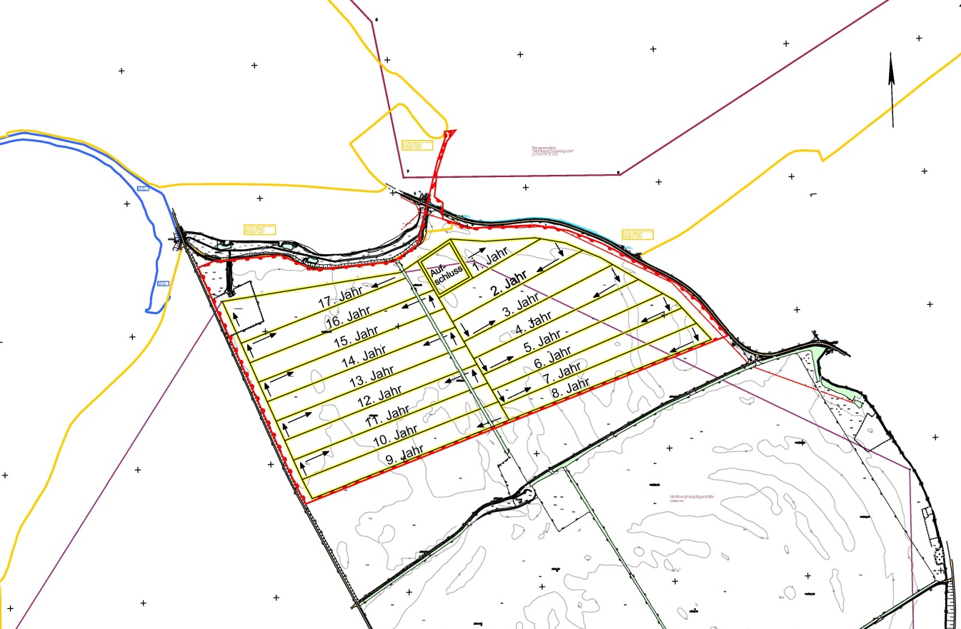 Obligatorischer Rahmenbetriebsplan: Kiessandtagebau Mühlberg Werk V NO